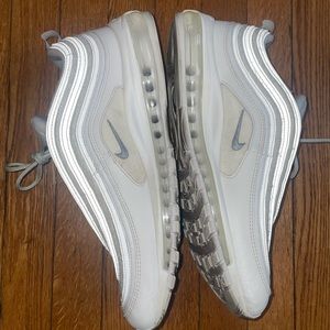 Nike Air Max 97 Triple White Wolf Grey Shoes Sneaker size 13